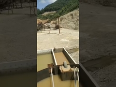 Máquina móvil de lavado de arena en espiral 20 - 180 T/H