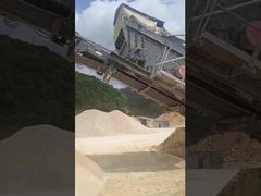 Diseño integrado vibrante grande de la máquina de la pantalla de la probabilidad de la capacidad de proceso