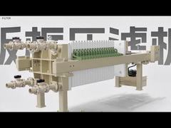 Prensa de filtro automática hidráulica de placas y marcos para deshidratación química