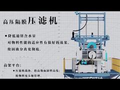 Placa de volteo automático de prensa de filtro, placa de filtro de acero inoxidable con accionamiento hidráulico