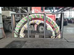 120 MT Partes de máquina de engranaje de corona y engranaje recto y engranaje anular para molino de bolas de cemento