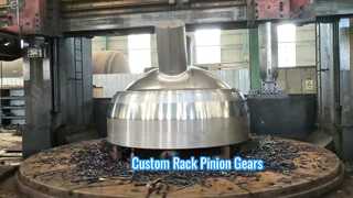 Engranajes de piñón y cremallera personalizados de alta precisión