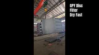 Filtro de disco GPY: deshidratación eficiente de materiales finos