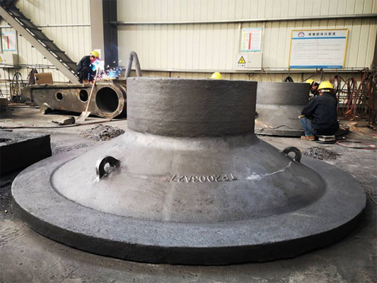 Ball Milll Inlet And Outlet End Cover Castings And Forgings For Mining Equipment