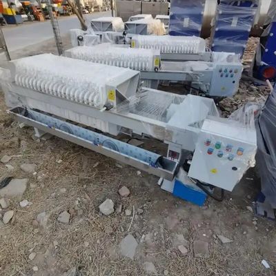 Fixed Oil Cylinder Filter Cloth Walking Filter Press Automatic Correction