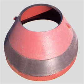 Mn14Cr2 Mn18Cr 540 HB Tensile Crusher Concave Crusher Mantle Bowl Liner