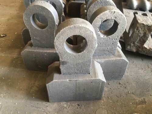 ZG120Mn13Cr2 High Manganese Steel Hammer Parts Heavy Crusher Hammer