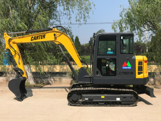 Excavador hidráulico resistente de la correa eslabonada del material de construcción CT60-9