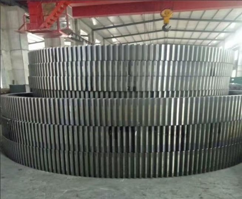 Aduana grande de Ring For Mining Mill Can del engranaje de la circunferencia del horno rotatorio de ZG45 ZG42CrMO