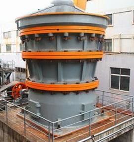 Máquina trituradora de piedra giratoria de alta capacidad para trituración de granito