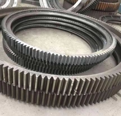 Horno rotatorio y engranaje adaptables Ring Gear Pinion Gear de la circunferencia del molino