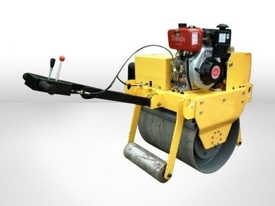 Construcción resistente de la base de rueda 470m m Mini Hand Road Roller For