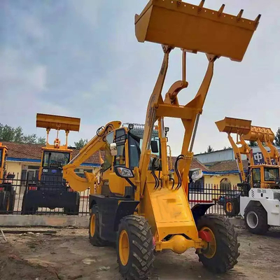 El funcionamiento total carga el cargador de la retroexcavadora 6600Kg para la construcción resistente