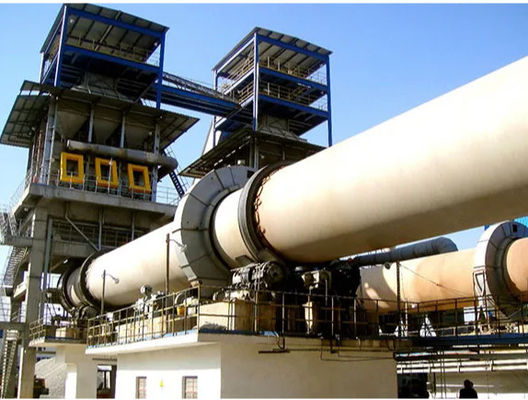 Horno giratorio de cemento de acero para el proceso de producción de cemento