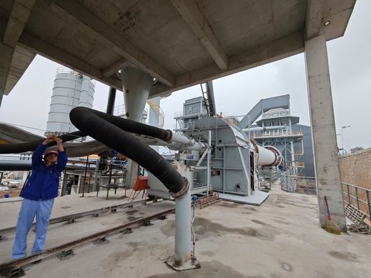 Horno rotatorio de peletización por oxidación de fácil mantenimiento de 54 x 33 m