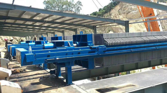 Manual de Operación Estable de Filtro Prensa Hidráulica Empotrada con Placa de Tracción