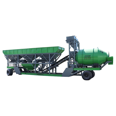 Planta Mezcladora de Concreto Portátil Serie JZM Planta de Mezcla de Tambor Móvil Equipos de Planta de Cemento Para Proyectos Pequeños y Medianos