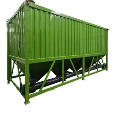 Silo de cemento horizontal de bajo perfil, tanque de cemento horizontal para almacenamiento de polvo a granel, equipos para plantas de cemento