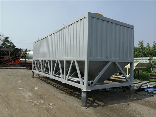 Equipos para plantas de cemento Maquinaria de minería Tanque de cemento horizontal, Silo de cemento horizontal tipo contenedor