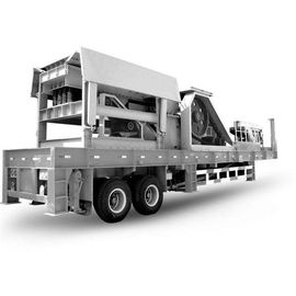 Trituradora de mandíbula primaria móvil triaxial de ISO9001 650 TPH en máquina de la trituradora de piedra