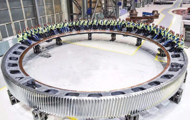 El molino del carbón salpica/fábrica forjada lubricación forzada de Ring Gear y del engranaje de la circunferencia de la milipulgada de la bola
