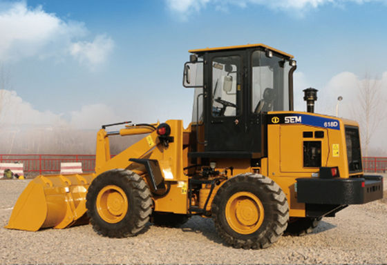 Máquina elevadora de transporte de la máquina del cargador de ruedas SEM618D 1800kg municipal