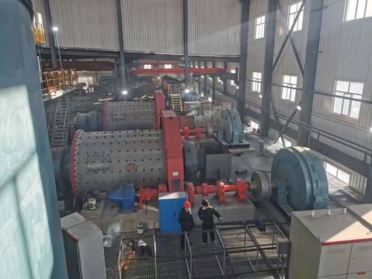 Molino de pulido del mineral del cilindro 500tph de la capacidad grande para los minerales mojados y secos