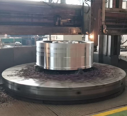 El pulido del muñón ZG310-570 del molino de bola cementa el eje de rodillo de ayuda del horno rotatorio