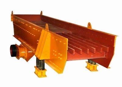 máquina vibrante del alimentador 80tph de 300m m con la alineación del alto desgaste de la placa - resistente