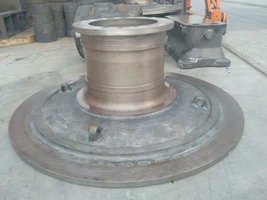 El casquillo modificado para requisitos particulares de la cubierta de extremo del molino de bola del casquillo de extremo del acero de bastidor 485MPA y de extremo del molino, molino termina