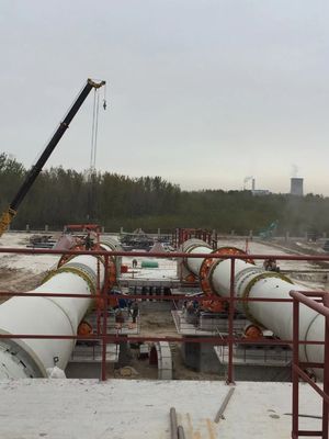 horno rotatorio 12000t/d de los 6.0x95m en ahorro de la energía de la planta del cemento