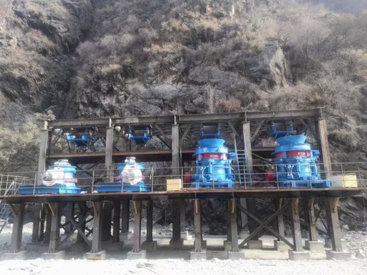 35-460 trituradora móvil del cono de la máquina dura de la trituradora de piedra del milímetro