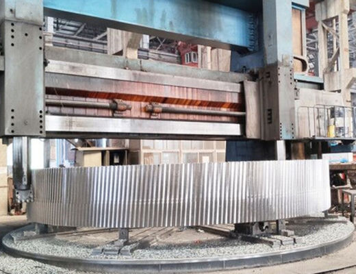 Forjar CNC helicoidal Mahining de Ring With del engranaje de estímulo de la sola raspa de arenque doble grande